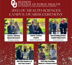 Celebrating Excellence: Five OU Hudson College of Public Health Students Honored at Health...