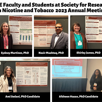 BSE Faculty and Students Present at Society for Research on Nicotine and Tobacco (SRNT)