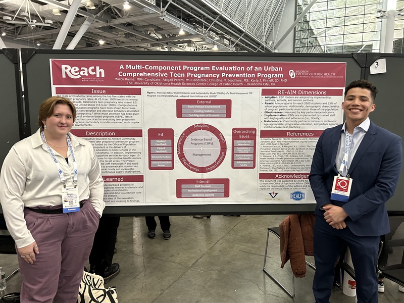 Two Health Promotion Sciences Students Present at APHA