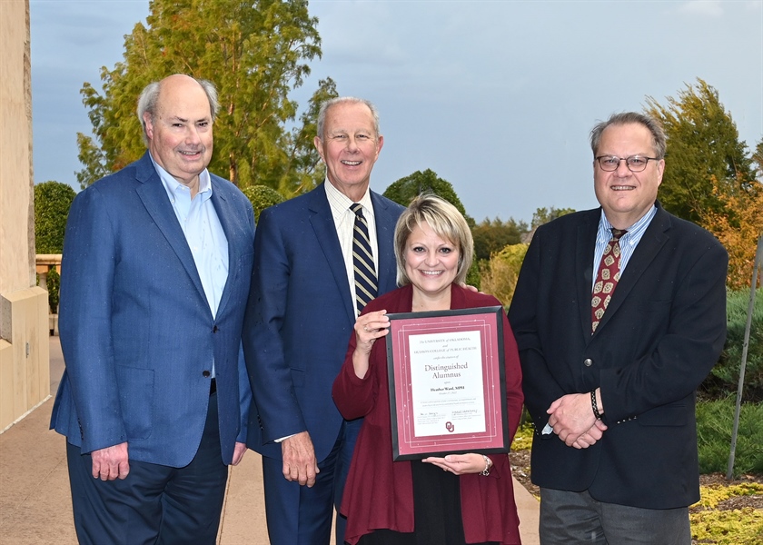 Distinguished Alumni Award Recipient for Department of Health Promotion Sciences