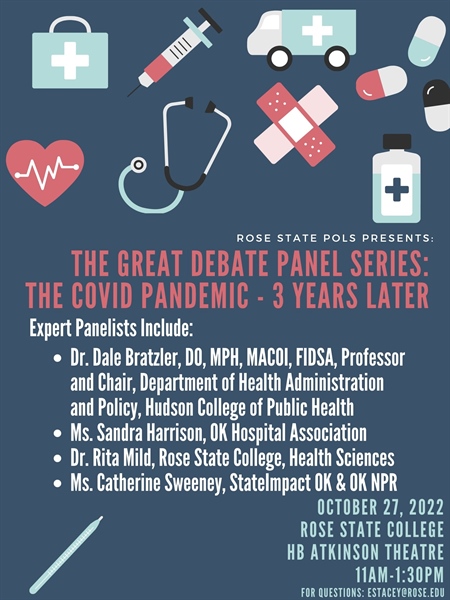 The Great Debate Panel Series: The COVID Pandemic - 3 Years Later featuring Dr. Dale Bratzler