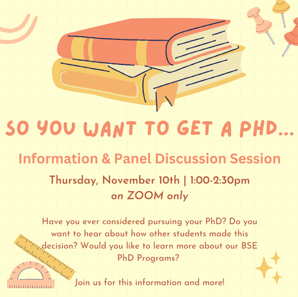 PhD Program Information and Discussion Session