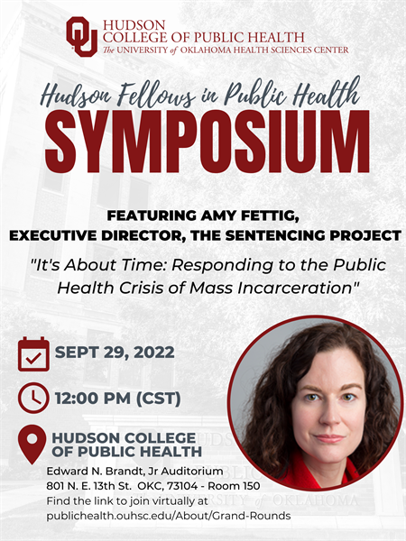 2022 Hudson Fellows in Public Health Symposium Focuses on Incarceration