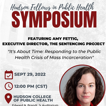 2022 Hudson Fellows in Public Health Symposium Focuses on Incarceration