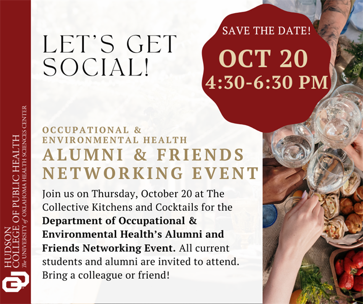 Alumni, Students and Friends Networking Event ~ Occupational and Environmental Health