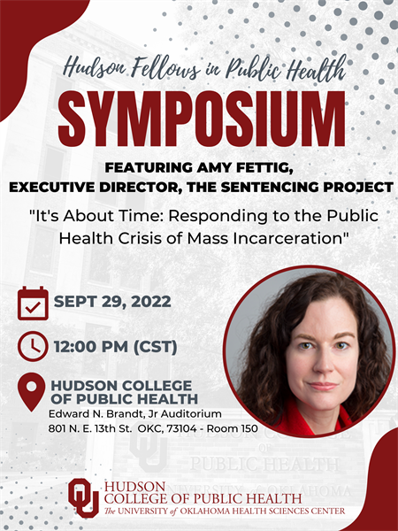 2022 Hudson Fellows in Public Health Symposium to feature Amy Fettig, Executive Director of The Sentencing Project