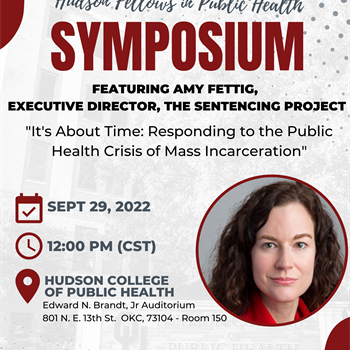 2022 Hudson Fellows in Public Health Symposium to feature Amy Fettig, Executive Director of The Sentencing Project