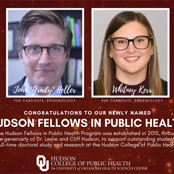 Two New Hudson Fellows in Public Health Named