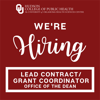 We’re Hiring- Lead Contract/ Grant Coordinator