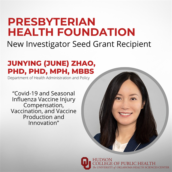 Health Administration and Policy Professor Receives Seed Grant from PHF