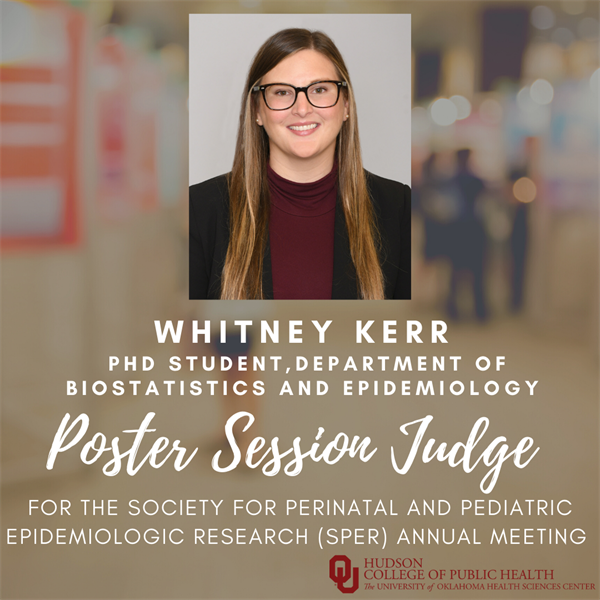 PhD Student Invited to Judge Poster Presentation Session at SPER Annual Meeting