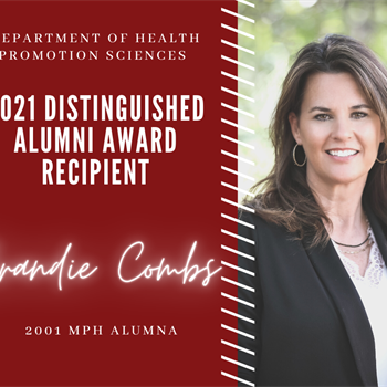 Department of Health Promotion Sciences Alumna Receives Distinguished Alumni Award