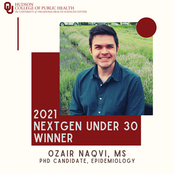 BSE Student Named as a 2021 NextGen Under 30 Winner!