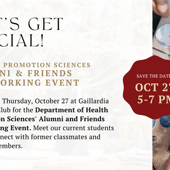 Alumni & Friends Networking Event ~ Health Promotion Sciences